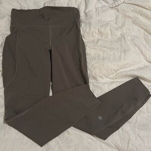 Lululemon Fast & Free High Rise Tight 25in, w pockets, Sz 6